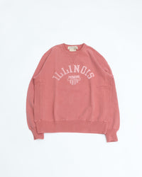 REMI RELIEF SP加工裏毛クルー(ILLINOIS) RED