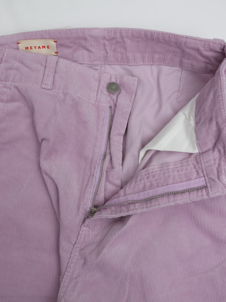 MEYAME / CORDUROY SIDE LINE WIDE PANTS PINK