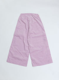 MEYAME / CORDUROY SIDE LINE WIDE PANTS PINK