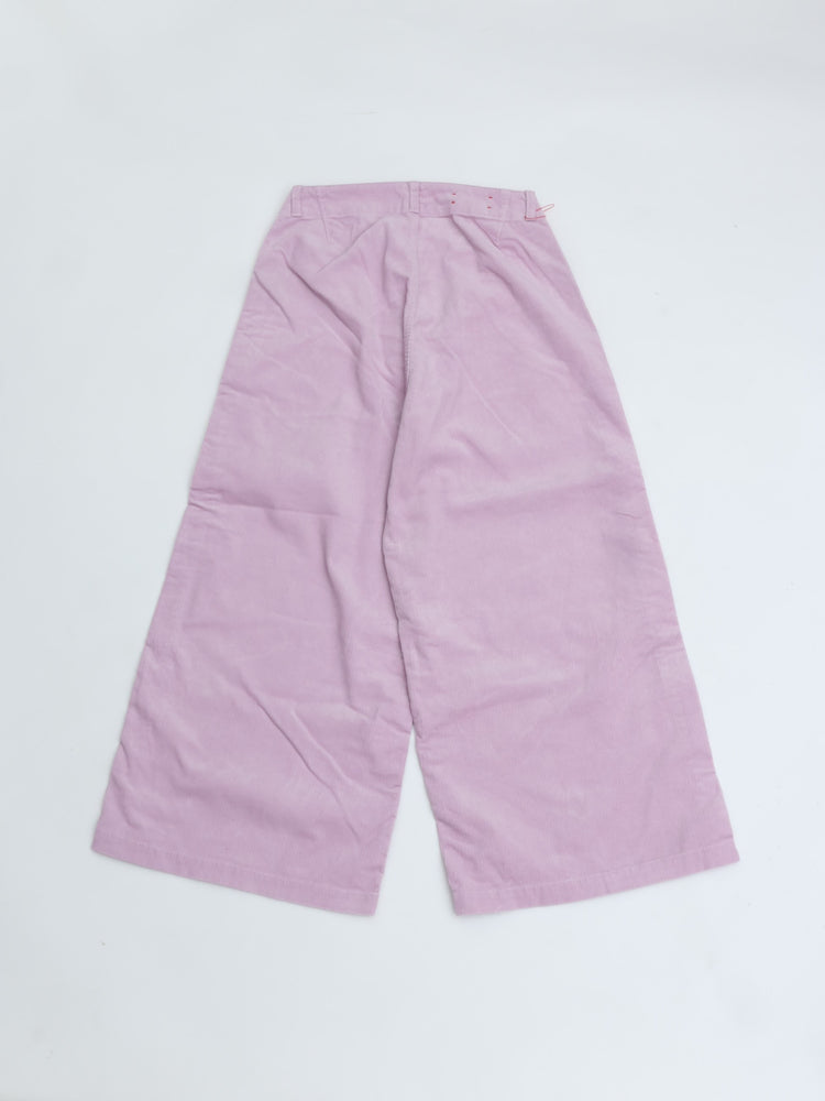 MEYAME / CORDUROY SIDE LINE WIDE PANTS PINK