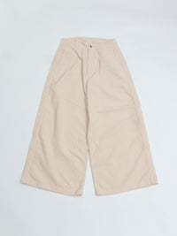 MEYAME / CORDUROY SIDE LINE WIDE PANTS CREAM