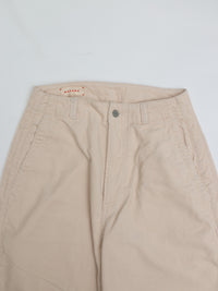 MEYAME / CORDUROY SIDE LINE WIDE PANTS CREAM