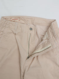 MEYAME / CORDUROY SIDE LINE WIDE PANTS CREAM