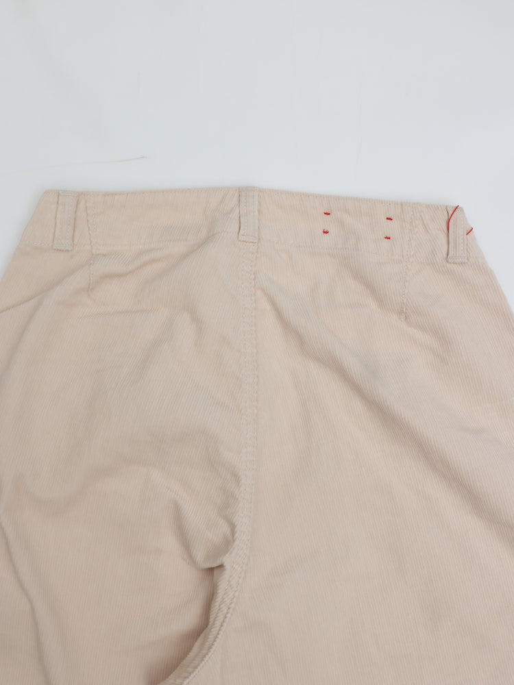 MEYAME / CORDUROY SIDE LINE WIDE PANTS CREAM