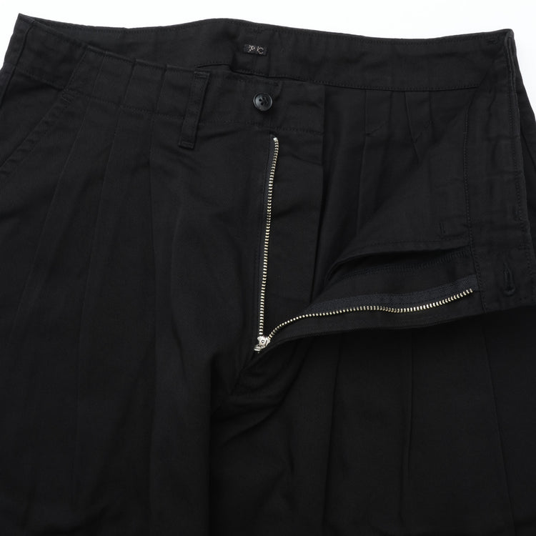 Porter Classic COCOON PANTS チノパン ブラック S Porter Classic COCOON PANTS チノパン ブラック S