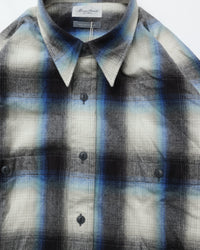 Marvine Pontiak Shirt Makers  Military SH Blue CH