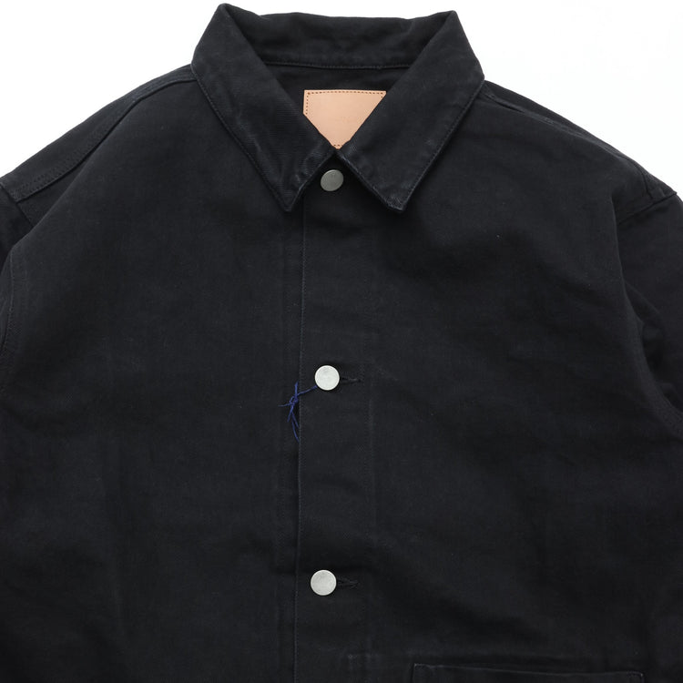 HATSKI / Black Denim Jacket -Black- HTK-23011-B