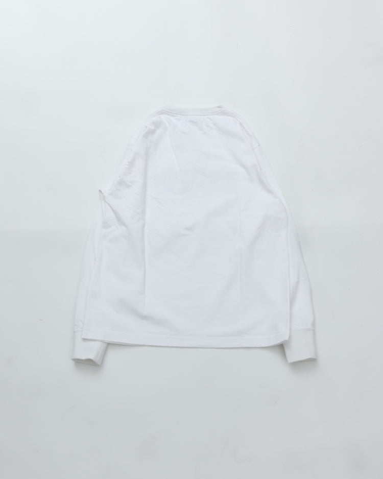 THE SHINZONE / Wandervogel CLUB LONG SLEEVE TEE 01 WHITE