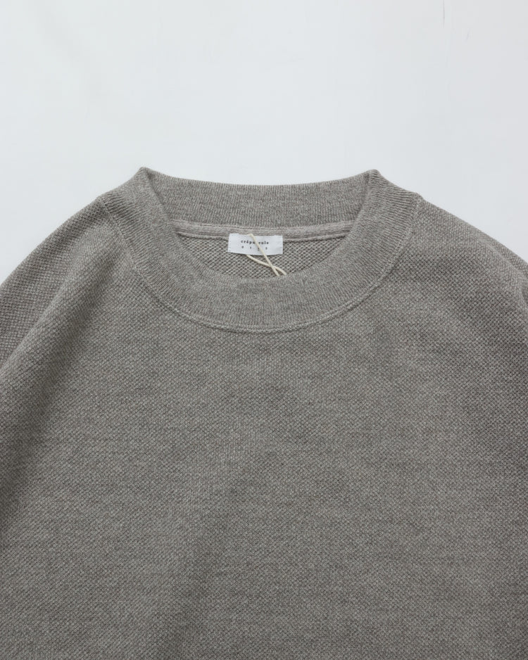 crepuscule  Co/Wo Moss stitch P/O GRAY