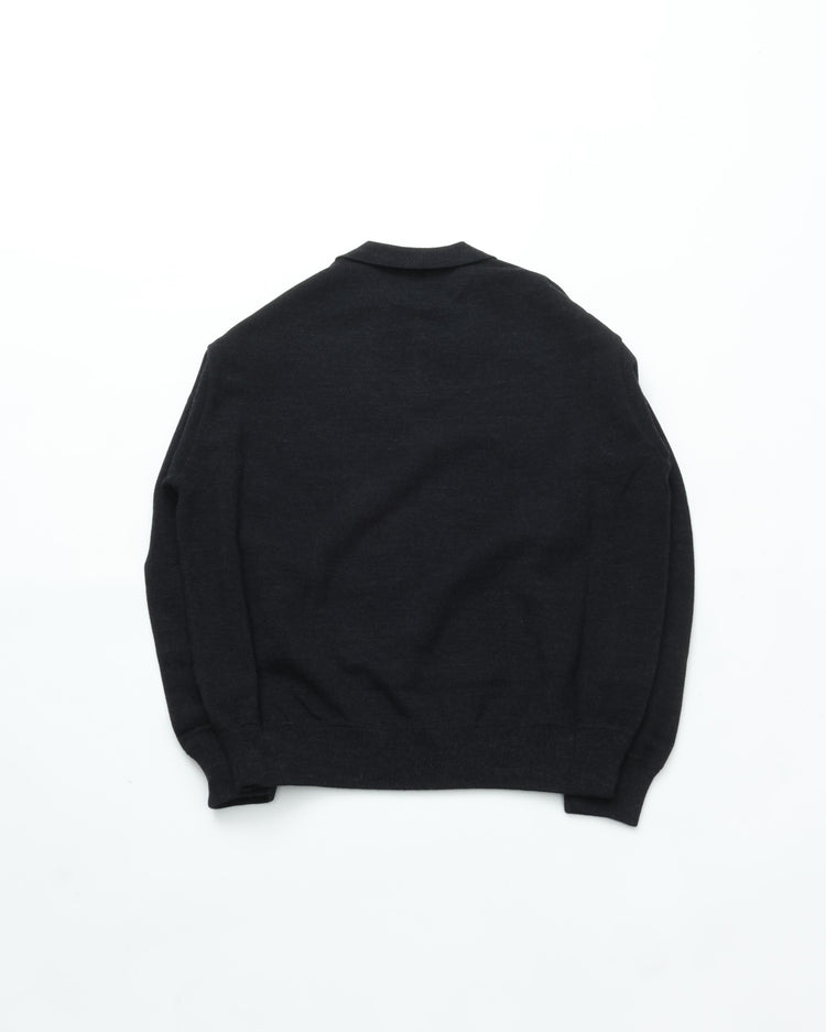 crepuscule  Co/Wo Moss stitch Skipper BLACK