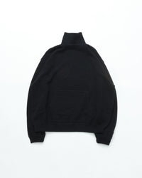 crepuscule  Co/Wo Moss Stitch Turtle Neck BLACK