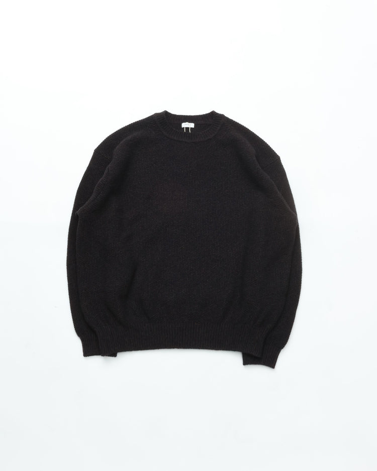 crepuscule  Wool Kanoko P/O BLACK