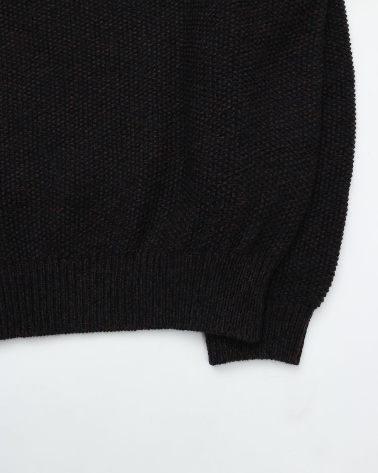 crepuscule  Wool Kanoko P/O BLACK