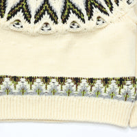 COOHEM  / KOUHEN NORDIC KNIT P/O L size WHITE