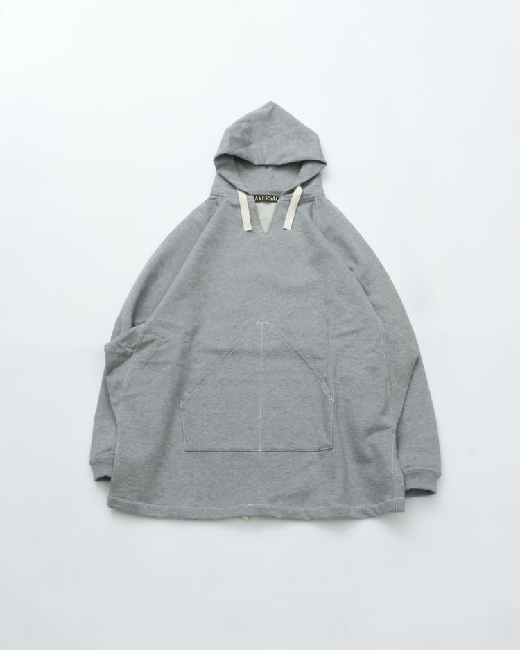 HAVERSACK / 812520　ハイゲージ裏毛　ラグランパーカー 03 TOP GRAY