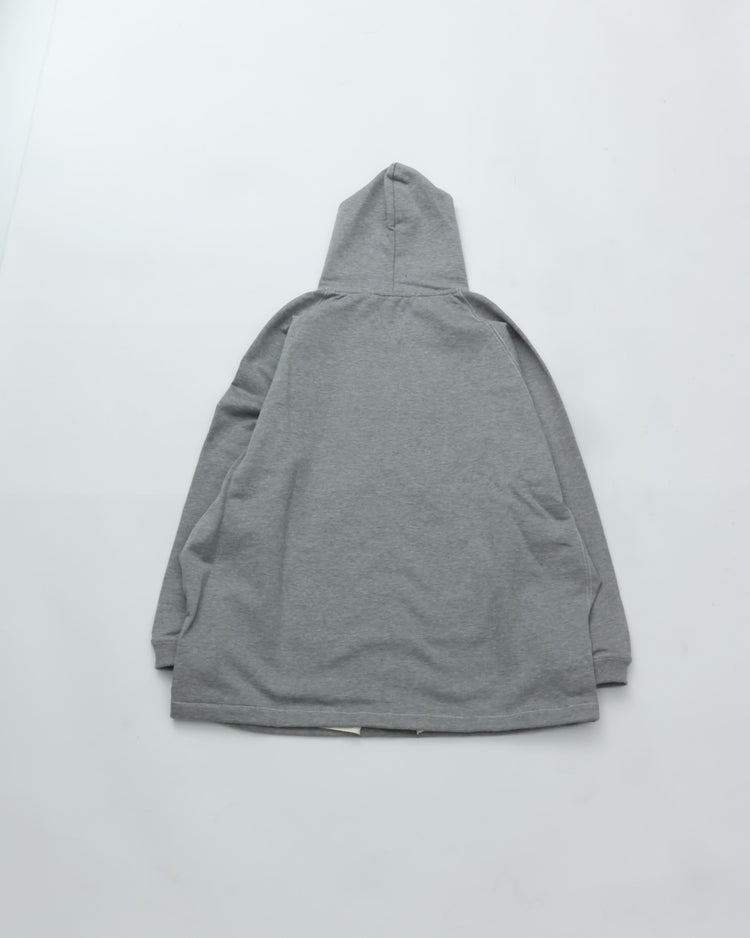 HAVERSACK / 812520　ハイゲージ裏毛　ラグランパーカー 03 TOP GRAY