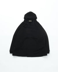 HAVERSACK / 812520　ハイゲージ裏毛　ラグランパーカー 05 BLACK