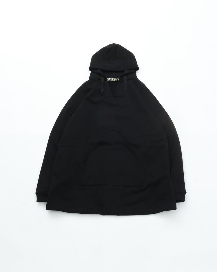 HAVERSACK / 812520　ハイゲージ裏毛　ラグランパーカー 05 BLACK