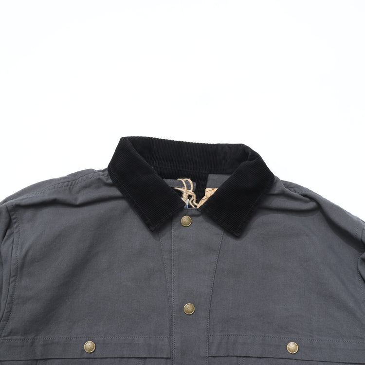 ARMY TWILL / DUCK LOGGER JACKET CHARCOAL