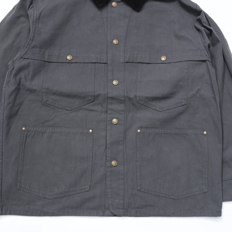 ARMY TWILL / DUCK LOGGER JACKET CHARCOAL