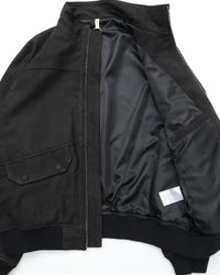 CCU  HIGH NECK BLOUSON COW LEATHER
