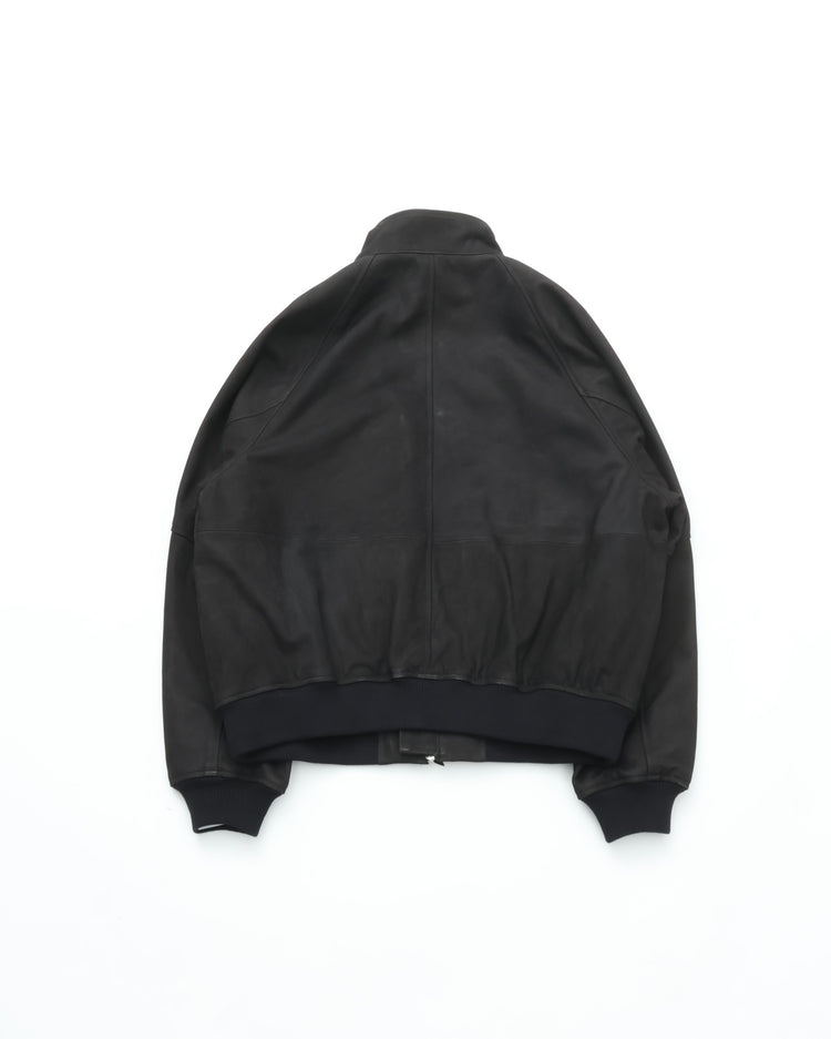 CCU  HIGH NECK BLOUSON COW LEATHER