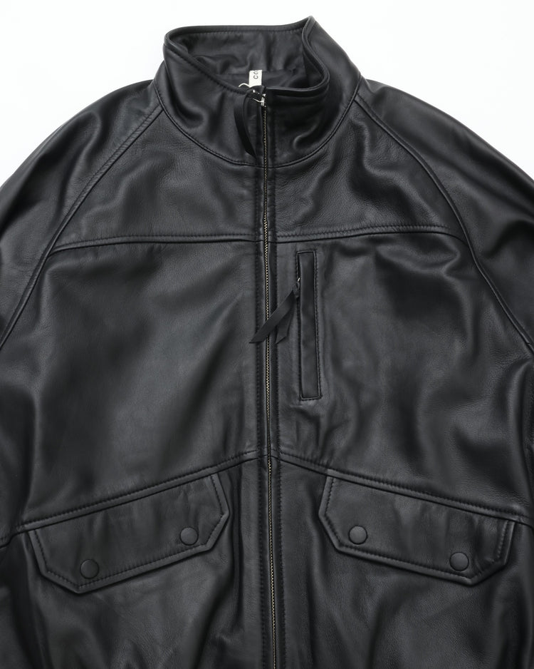 CCU  HIGH NECK BLOUSON SHEEP LEATHER