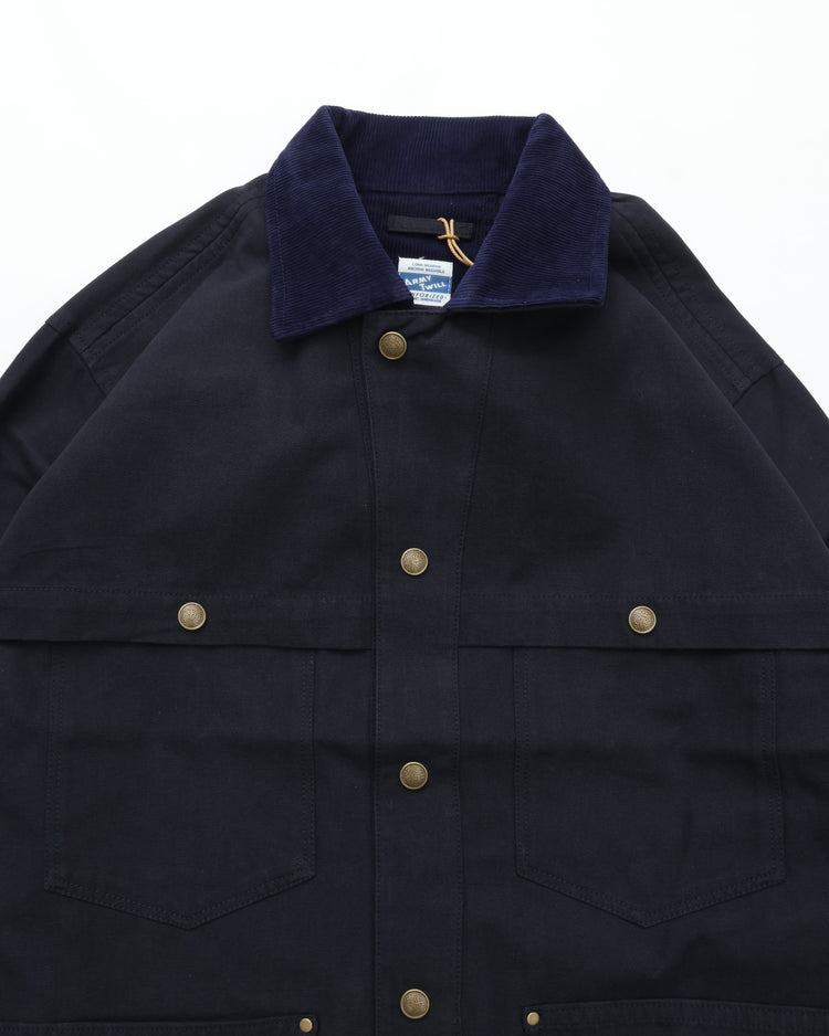 ARMY TWILL DUCK LOGGER JACKET NAVY