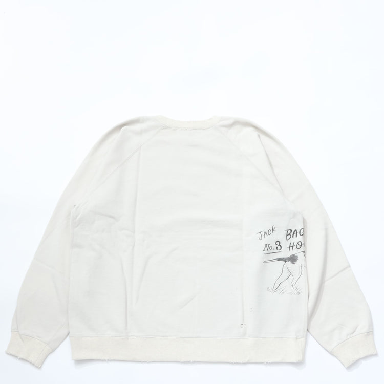 Work of Art Kendai / Damaged Sweat SH Cotton Sweatshirt Pullover