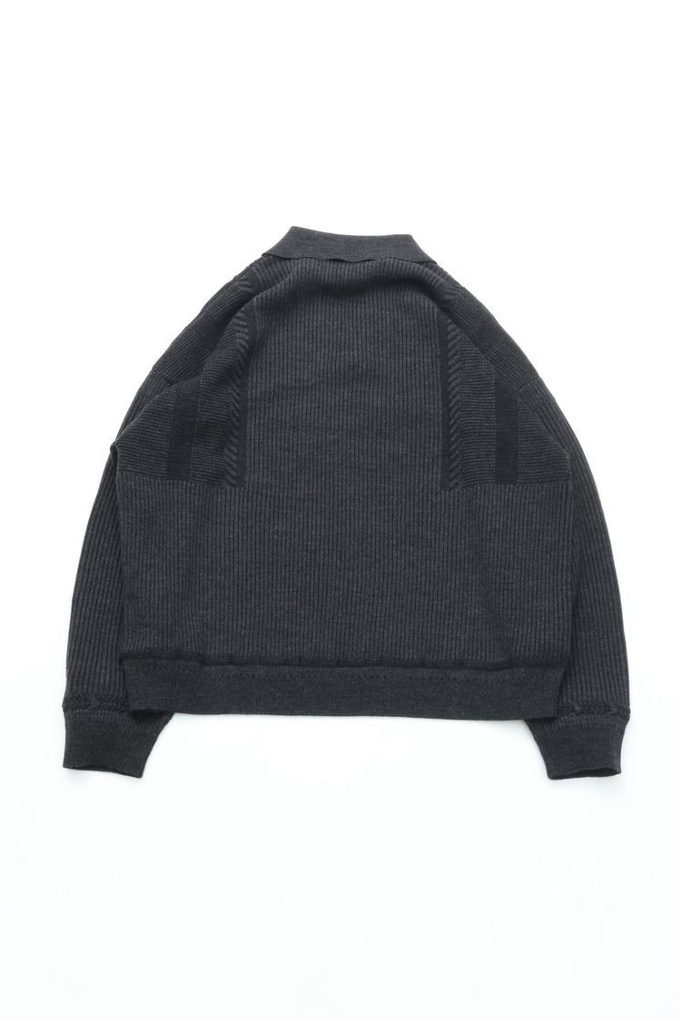 YASHIKI  Setsuen  Skipper Knit（雪煙） BLACK