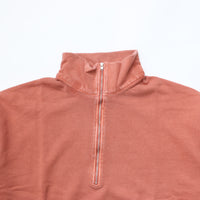 Work of Art Kendai / Damaged Half Zip SH Cotton Half Zip Sweatshirt