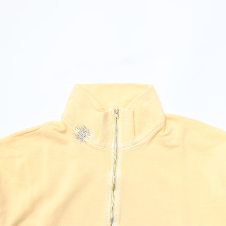 Work of Art Kendai / Damaged Half Zip SH Cotton Half Zip Sweatshirt