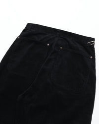 Ordinary fits  CORDUROY BELL PANTS BLACK