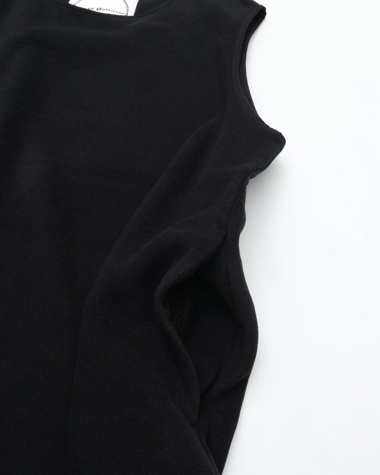 BURLAP OUTFITTER  SLEEVELESS VEST BLACK