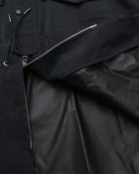 HAVERSACK / 472504 シルクコーティングフィールドジャケット BLACK