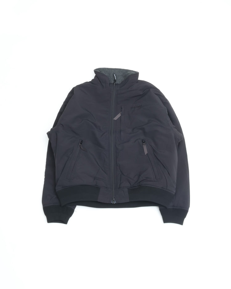 WILD THINGS / GRID FLEECE PULLOVER JACKET