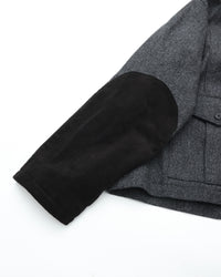 intch.   Hunk JK Wool Norfolk Jacket GRAY
