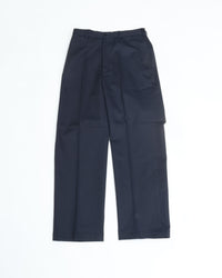 J.PRESS ORIGINALS SHIOTA Slight Twist Chino Piped Stem 1 tuck   Japan Made NAVY