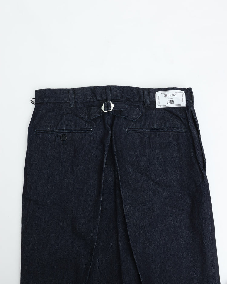 J.PRESS ORIGINALS SHIOTA DENIM Piped Stem  Japan Made