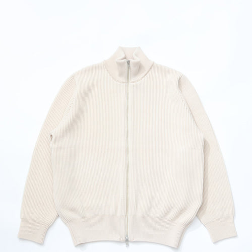 Yonetomi  / EX FINE WOOL RIB KNIT BLOUSON