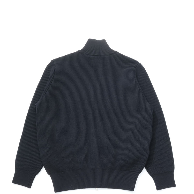 Yonetomi  / EX FINE WOOL RIB KNIT BLOUSON