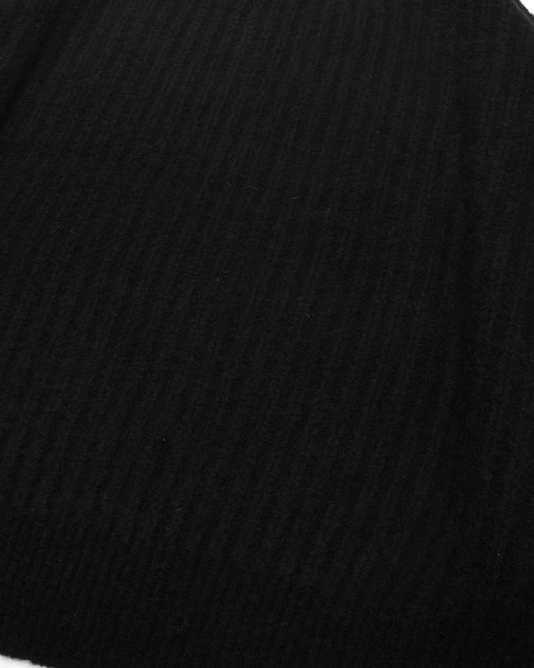 crepuscule  Wo/Ca Rib Pullover BLACK