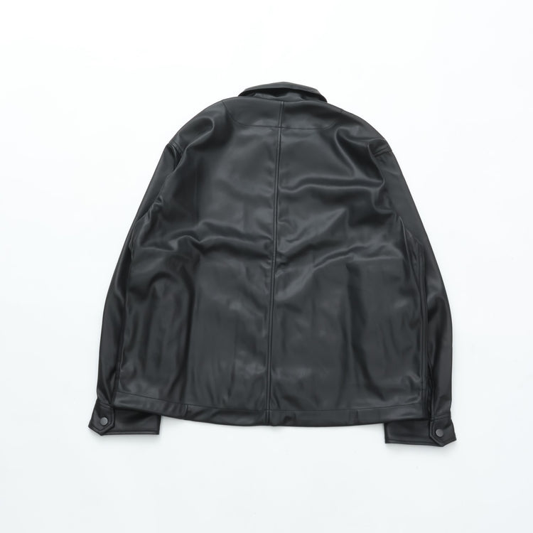 PERS PROJECTS  JENS SHORT BLOUSON vegan leather