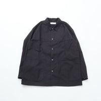 PERS PROJECTS  ARON COVERALL GERMAN CANVAS INK BLACK