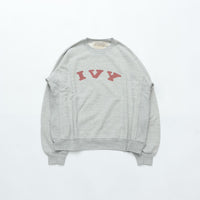 REMI RELIEF SP加工3飛び裏毛クルー New Fit (IVY) HEATH GREY