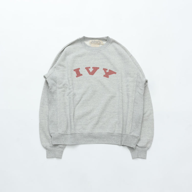 REMI RELIEF SP加工3飛び裏毛クルー New Fit (IVY) HEATH GREY