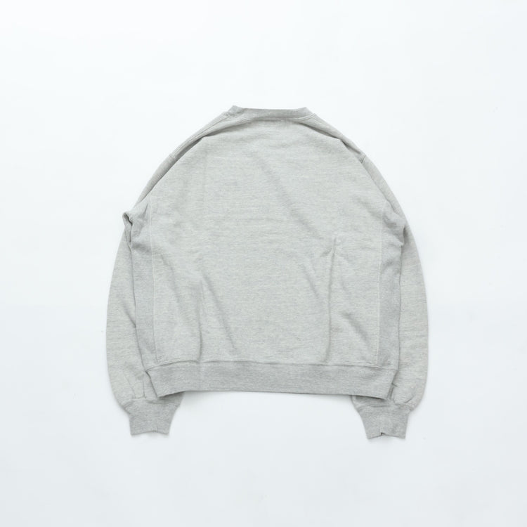 REMI RELIEF SP加工3飛び裏毛クルー New Fit (IVY) HEATH GREY