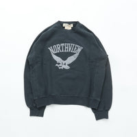 REMI RELIEF SP加工3飛び裏毛クルー New Fit (NORTHVIEW) BLACK