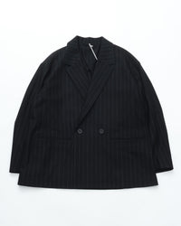 KANEMASA PHIL  36G Wool Stripe Double Jacket