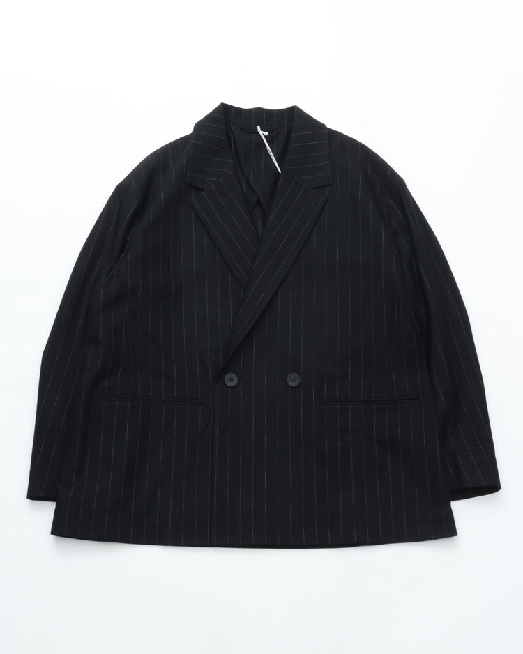 KANEMASA PHIL  36G Wool Stripe Double Jacket